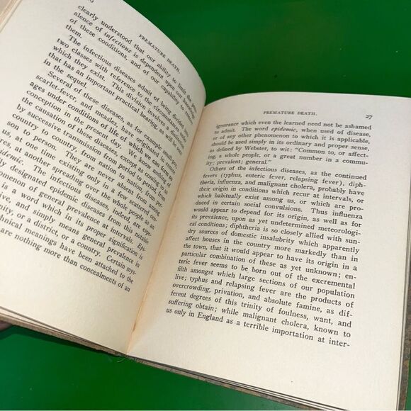 Antique Book Health Primer Premature Death J.D. Appleton & Co. 1912 - Picture 4 of 7